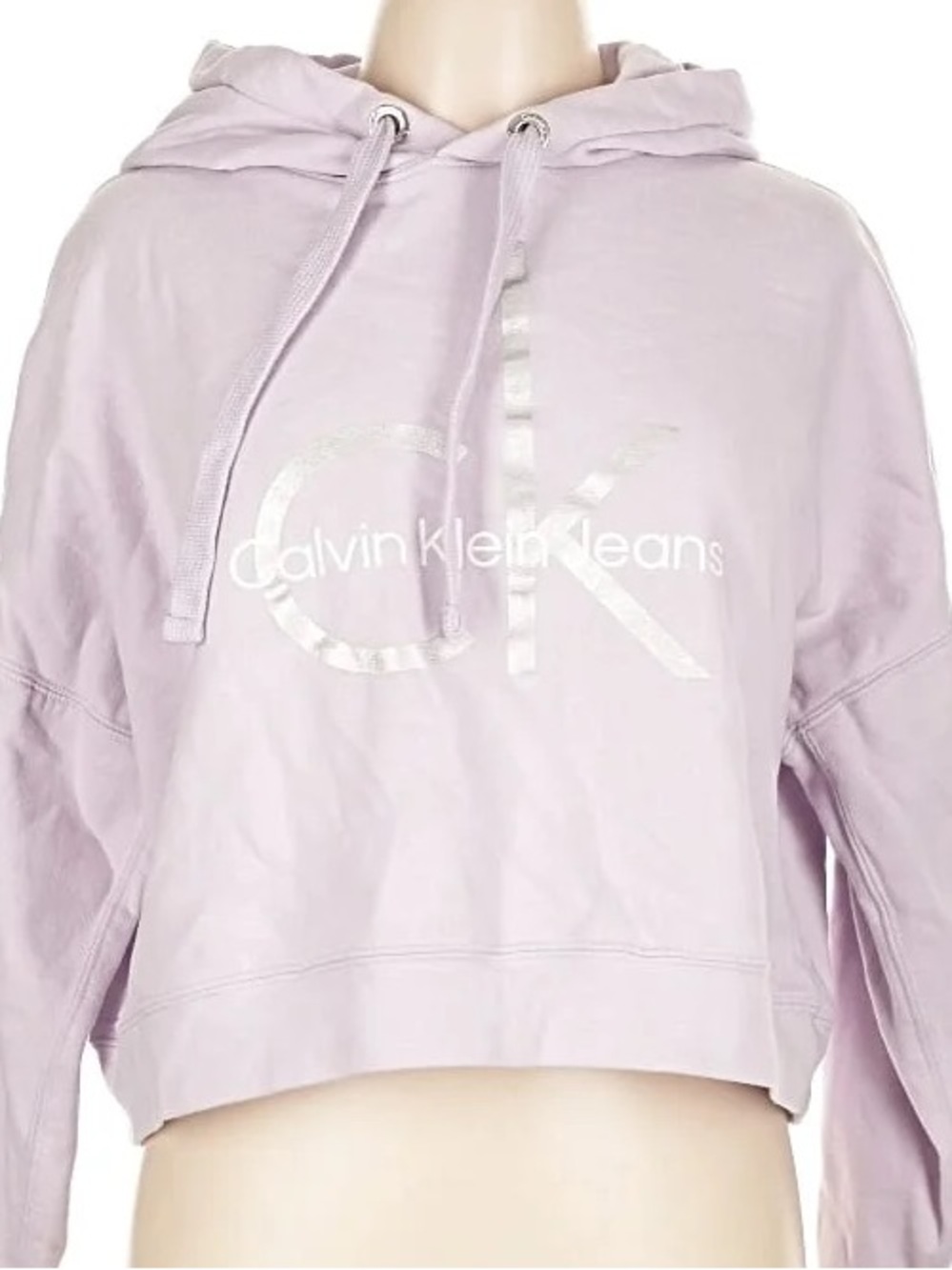Calvin Klein Lavender Logo Hoodie size large - Picture 9 of 9